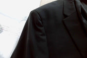 Bar Iii Mens Slim fit Suit Jacket Blazer 46 R Black Solid