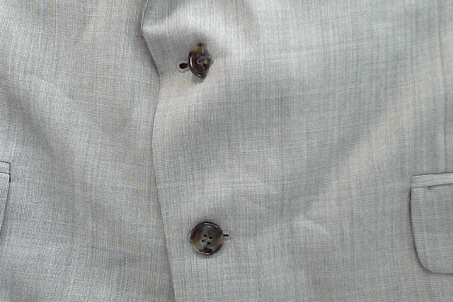 Michael Kors Mens Classic fit Suit Jacket Blazer 46 S Beige Solid Stretch