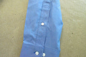 Brooks Brothers Mens Regular fit Dress Shirt XL 17 in 32-33 Blue Solid