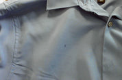 Alfani Mens Slim fit Dress Shirt Large 16-16.5 32-33 Blue Solid