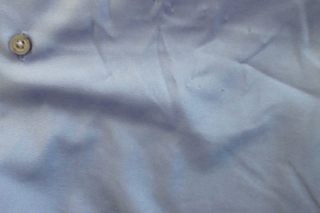 Alfani Mens Slim fit Dress Shirt Large 16-16.5 32-33 Blue Solid