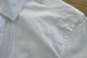 TAYION Mens Slim fit Dress Shirt Medium 15-15.5 34-35 White Solid