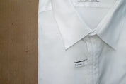 Calvin Klein Mens Slim fit Dress Shirt XL 17 in 34-35 White Solid