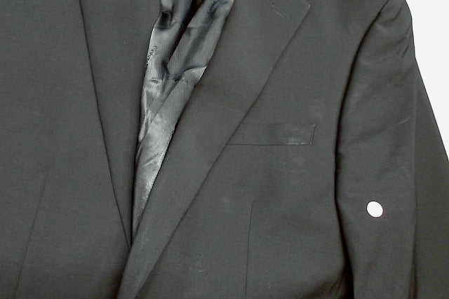 Calvin Klein Mens Slim fit Wool Suit Jacket Blazer 40 R Black Solid