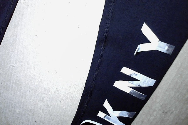Dkny Women Regular fit Athletic Leggings XS Black Solid