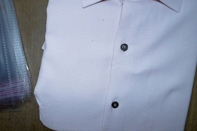 Alfani Mens Slim fit Dress Shirt Medium 15-15.5 34-35 Pink Solid