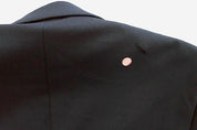 Bar III Mens Slim fit Wool Suit Jacket Blazer 40 S Black Solid