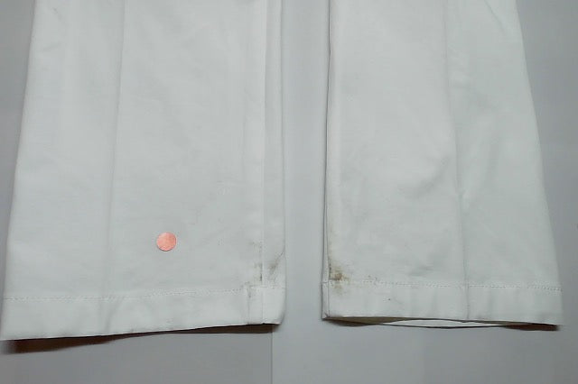 Michael Kors Mens Classic fit Dress Pants 30 / 30 White Solid Stretch