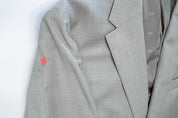 Michael Kors Mens Classic fit Wool Suit Jacket Blazer 44 R Tan Solid Stretch
