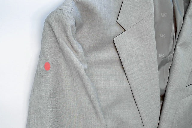 Michael Kors Mens Classic fit Wool Suit Jacket Blazer 44 R Tan Solid Stretch