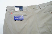Nautica Mens Modern fit Dress Pants 42 / 29 Camel Tan Solid
