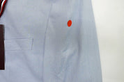 Tommy Hilfiger Mens Modern fit Linen Sport Coat Blazer 46 S Blue Solid