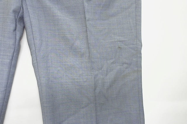Calvin Klein Mens Slim fit Wool Dress Pants 36 / 30 Light Blue Solid