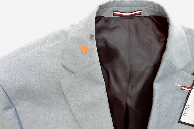 Tommy Hilfiger Mens Modern fit Cotton Suit Jacket Blazer 44 R Blue Solid