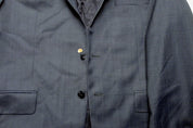 Michael Kors Mens Classic fit Wool Suit Jacket Blazer 44 R Blue Solid