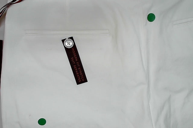 Tommy Hilfiger Mens Modern fit Cotton Dress Pants 30 / 30 White Solid