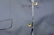 Kenneth Cole Reaction Mens Slim fit Suit Jacket Blazer 40 R Blue Solid Stretch