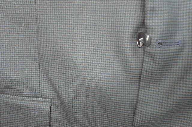Michael Kors Mens Classic fit Sport Coat Blazer 44 L Navy Blue Check