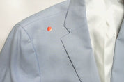 Tommy Hilfiger Mens Modern fit Linen Sport Coat Blazer 42 R Blue Solid