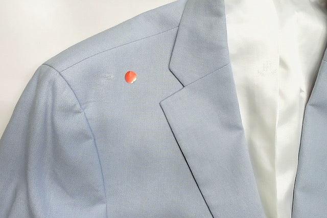 Tommy Hilfiger Mens Modern fit Linen Sport Coat Blazer 42 R Blue Solid