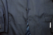 Michael Kors Mens Classic fit Sport Coat Blazer 50 L Blue Geometric
