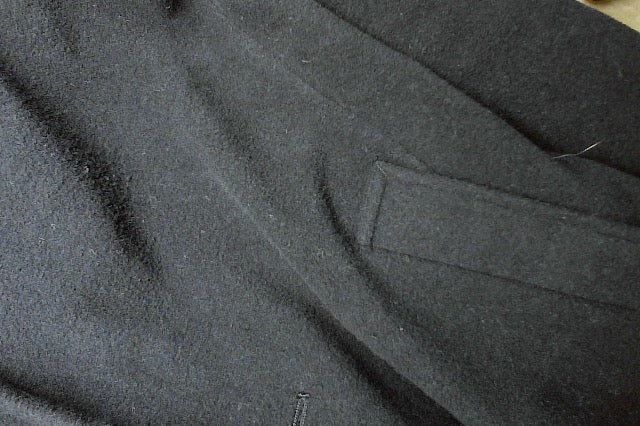 Tommy Hilfiger Mens  fit Overcoat Coat 38 R Black Solid