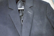 Michael Kors Mens Modern fit Overcoat Coat 38 R Black Solid