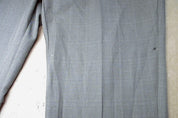 Perry Ellis Mens Modern fit Dress Pants 38 / 32 Brown Plaid Stretch