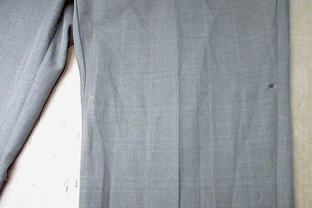 Perry Ellis Mens Modern fit Dress Pants 38 / 32 Brown Plaid Stretch