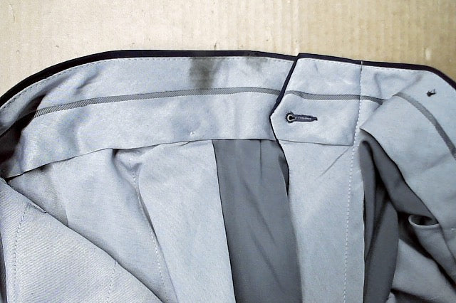 Calvin Klein Mens Slim fit Dress Pants 40 / 30 Navy Blue Solid Stretch