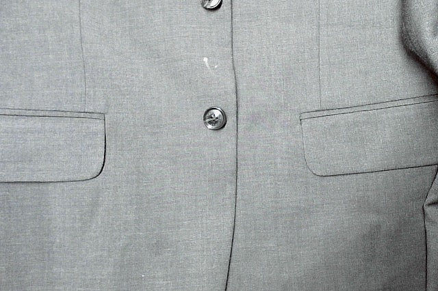 Tommy Hilfiger Mens Modern fit Suit Jacket Blazer 40 S Charcoal Grey Wool