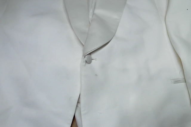 Tommy Hilfiger Men's Solid White Sport Coat - White Wool