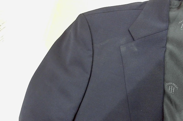 Tommy Hilfiger Mens Modern fit Suit Jacket Blazer 40 R Navy Blue Solid Stretch