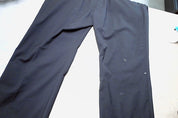Tommy Hilfiger Mens Modern fit Dress Pants 38 / 30 Black Solid Stretch Wool