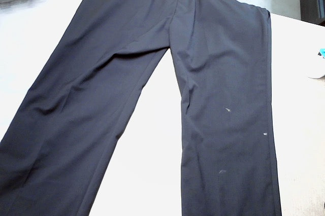 Tommy Hilfiger Mens Modern fit Dress Pants 38 / 30 Black Solid Stretch Wool