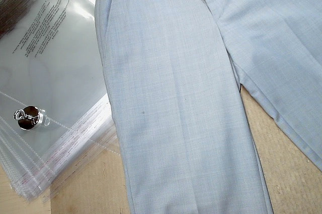 Bar Iii Mens Slim fit Dress Pants 30 / 32 Light Grey Solid Wool
