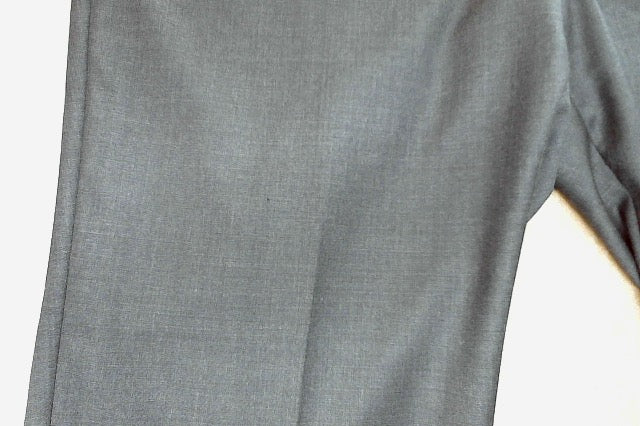 Michael Kors Mens Classic fit Dress Pants 33 / 30 Dark Grey Solid Stretch Wool