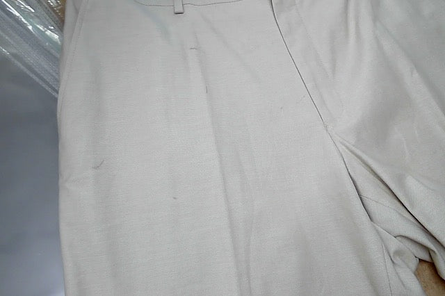Tommy Hilfiger Mens Modern fit Dress Pants 38 / 34 Beige Solid Stretch