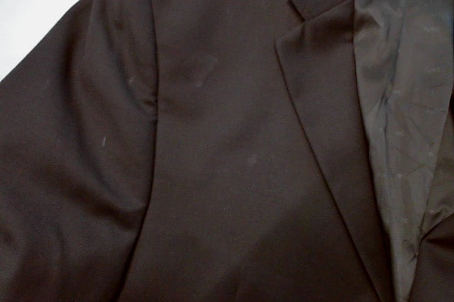 Michael Kors Mens Classic fit Suit Jacket Blazer 44 R Black Solid Stretch Wool
