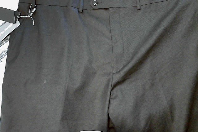 Michael Kors Mens Classic fit Dress Pants 44 / 32 Black Solid Stretch Wool