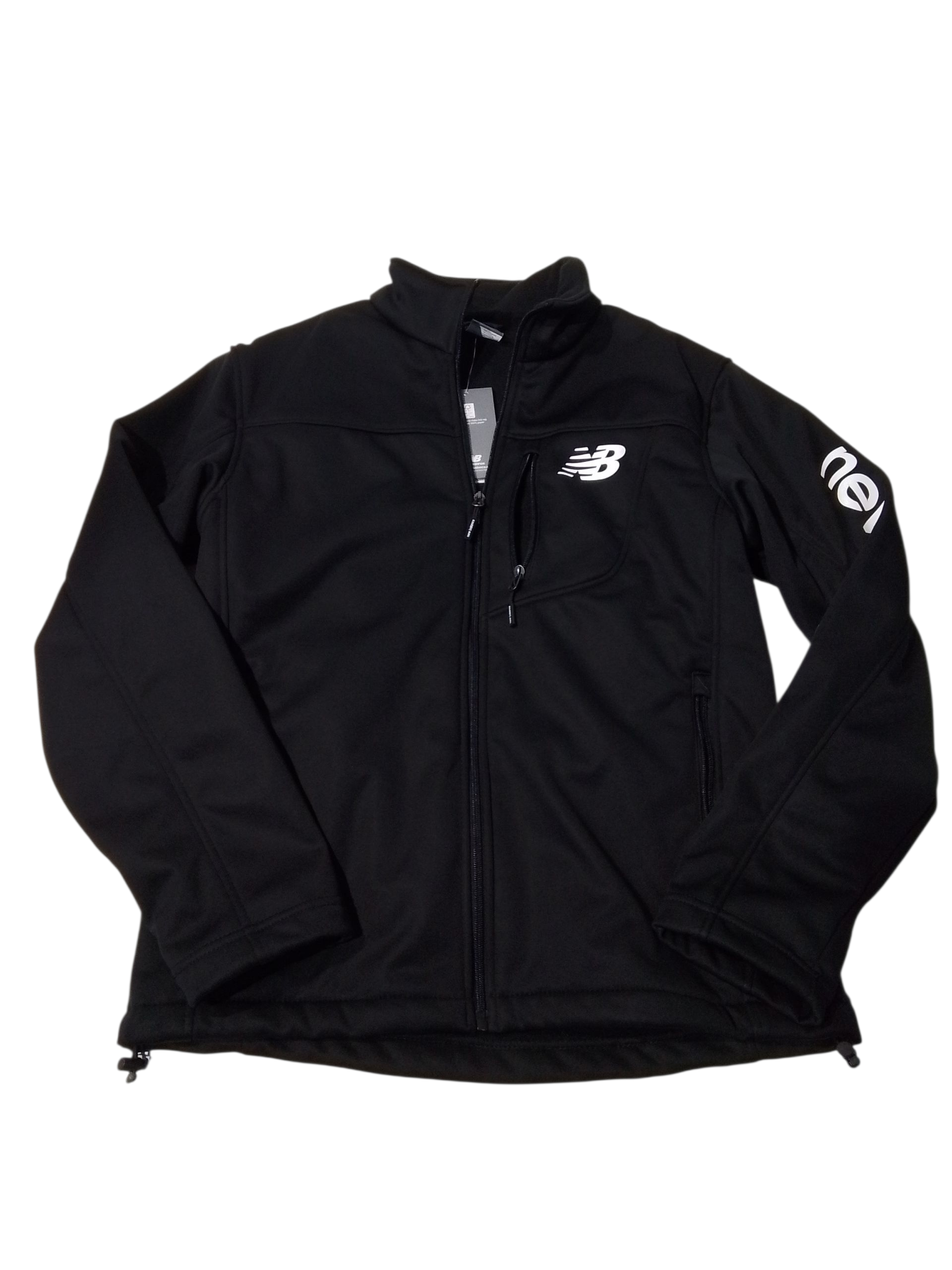 New Balance Mens Regular fit Long Sleeve Track Jacket Sweatshirt Small Black