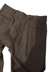 J. Ferrar Mens Classic fit Dress Pants 35 / 32 Brown Solid