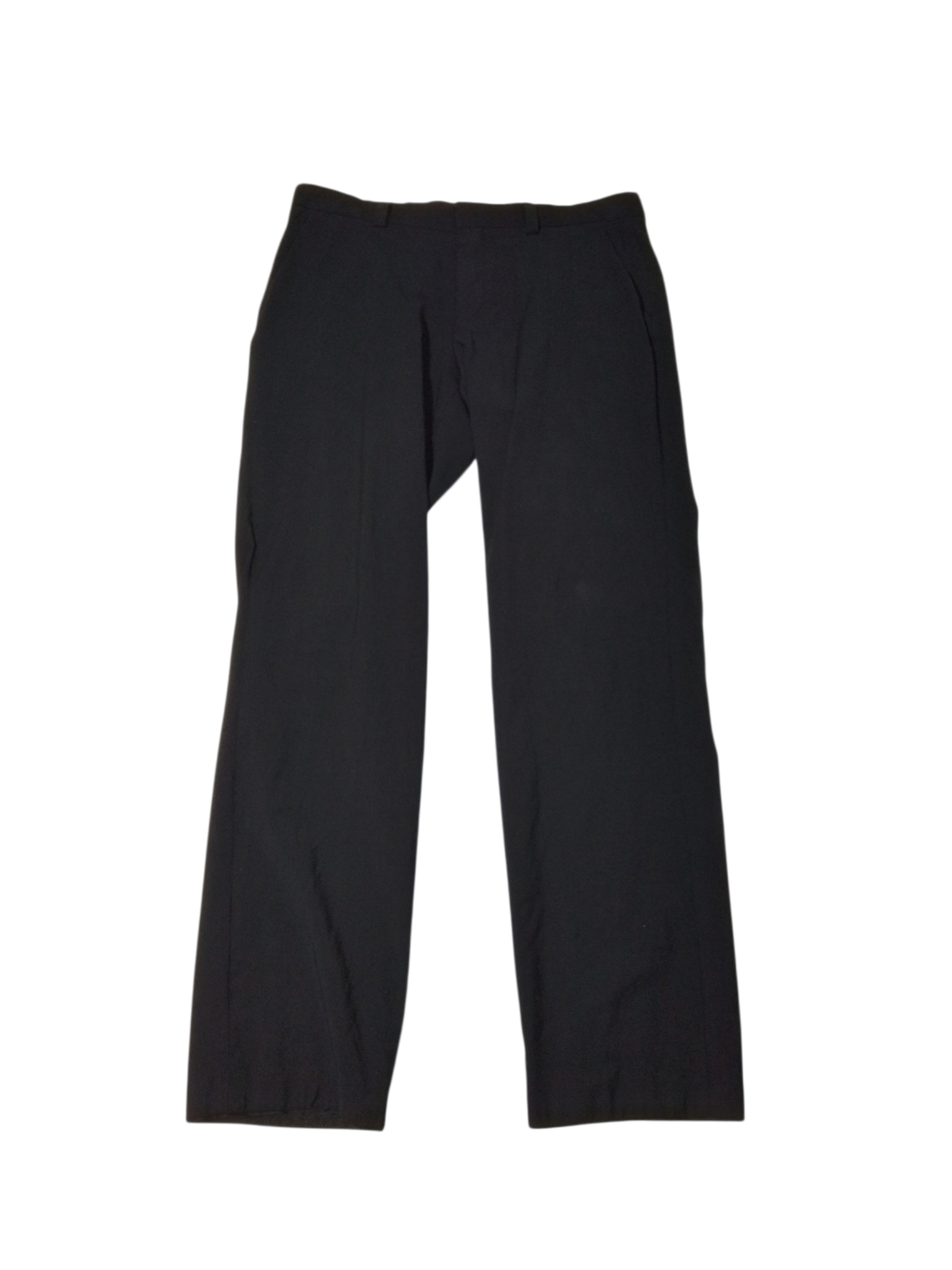 Hugo Boss Mens Slim fit Dress Pants 34 / 32 Black Solid