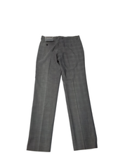 Kenneth Cole Reaction Mens Modern fit Dress Pants 32 / 32 Charcoal Grey Plaid