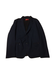 Hugo Boss Mens Slim fit Sport Coat Blazer 46 R Navy Blue Solid