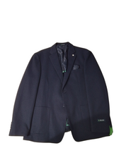 Tom Baine Mens Slim fit Sport Coat Blazer 48 48 Blue