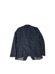 Tom Baine Mens Slim fit Sport Coat Blazer 3XL 48 Blue Plaid