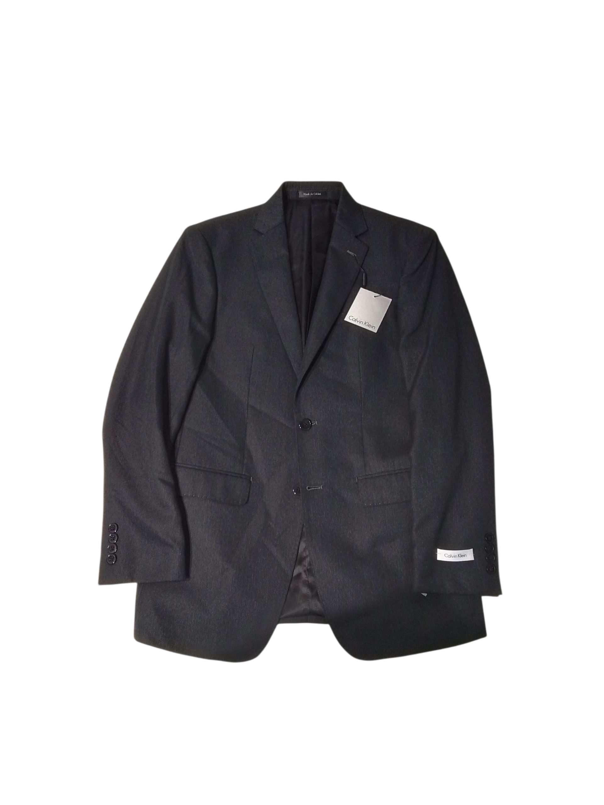 Calvin Klein Mens Modern fit Sport Coat Blazer 38 R Black