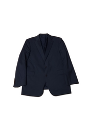 Stafford Mens Classic fit Sport Coat Blazer 46 R Navy Blue Solid