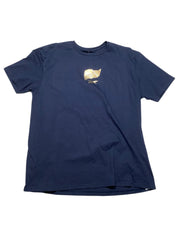 Reebok Mens Regular fit Short Sleeve T-Shirt Shirt Large Navy Blue